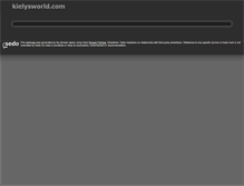 Tablet Screenshot of kielysworld.com